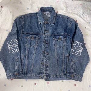 Loewe Denim Jacket In Blue